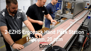 2-EZ HS Ergopack 3 Person Pack Station for Yogurt Cups