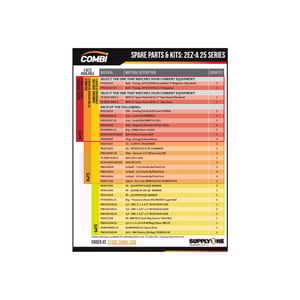 2EZ-Advantage Case Erector 25 CPM Spare Parts and Kits List Thumb