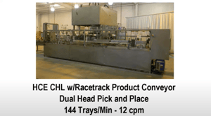 CHL Dual Head SPP Flow Wrapped Cookies Side Load Case Packer