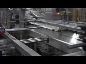 CHL Horizontal Loader with Product Twist Infeed Conveyor