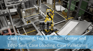 Case Former and Sealer Palletizing Robots