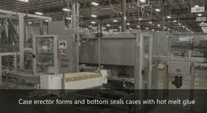 Combi Ergobot Robotic Case Packer Multi-Purpose Scrub Sponges