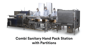 Combi Sanitary Hand Pack Station with Partitions-1