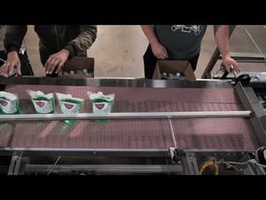 Efficiently Hand Pack Pouches of Soap