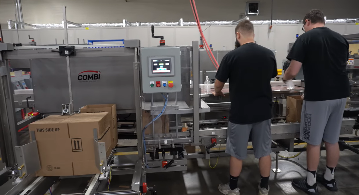 Ergopack® | Semi-Automatic Case Packing Systems | Combi Packaging Systems