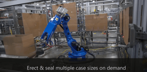 robot case erector video